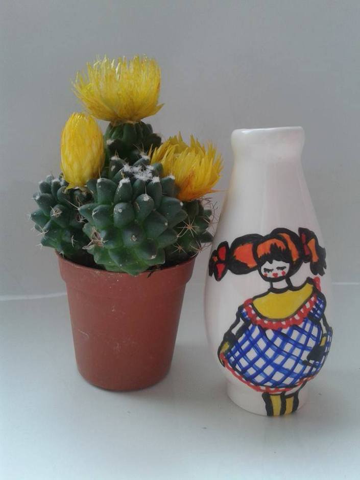 Hand painted Mini Vase
